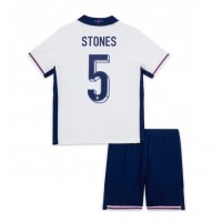 Anglicko John Stones #5 Domáci Detský futbalový dres ME 2024 Krátky Rukáv (+ trenírky)